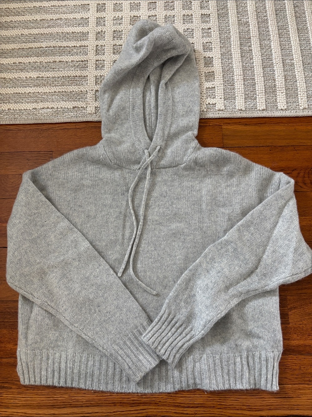 Babaton Aritzia Cashmere Grey Hoodie Sweatshirt